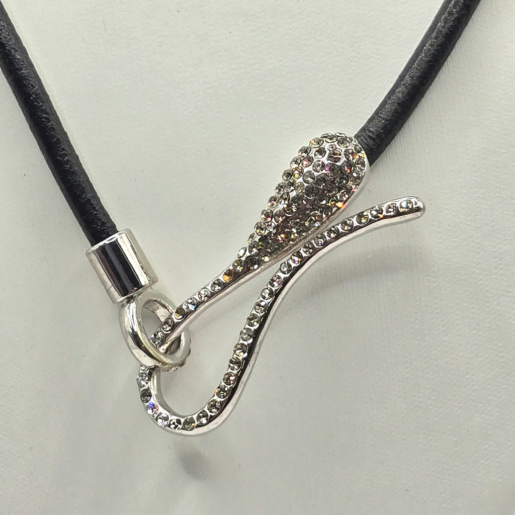 Damen Collier / Serpente Lumina / Edelstahl / Zirkonia / Schlicht + Mystisch