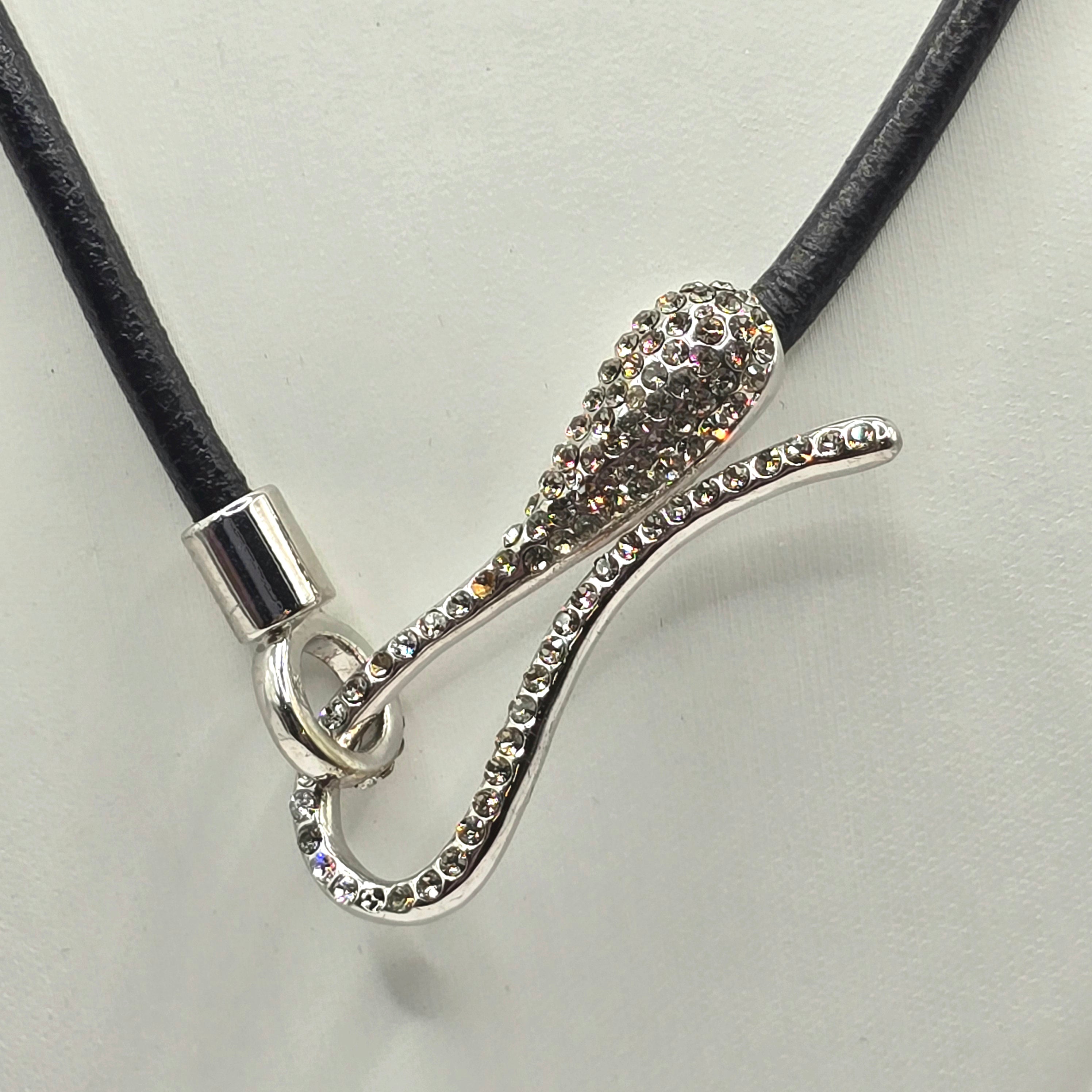 Damen Collier / Serpente Lumina / Edelstahl / Zirkonia / Schlicht + Mystisch