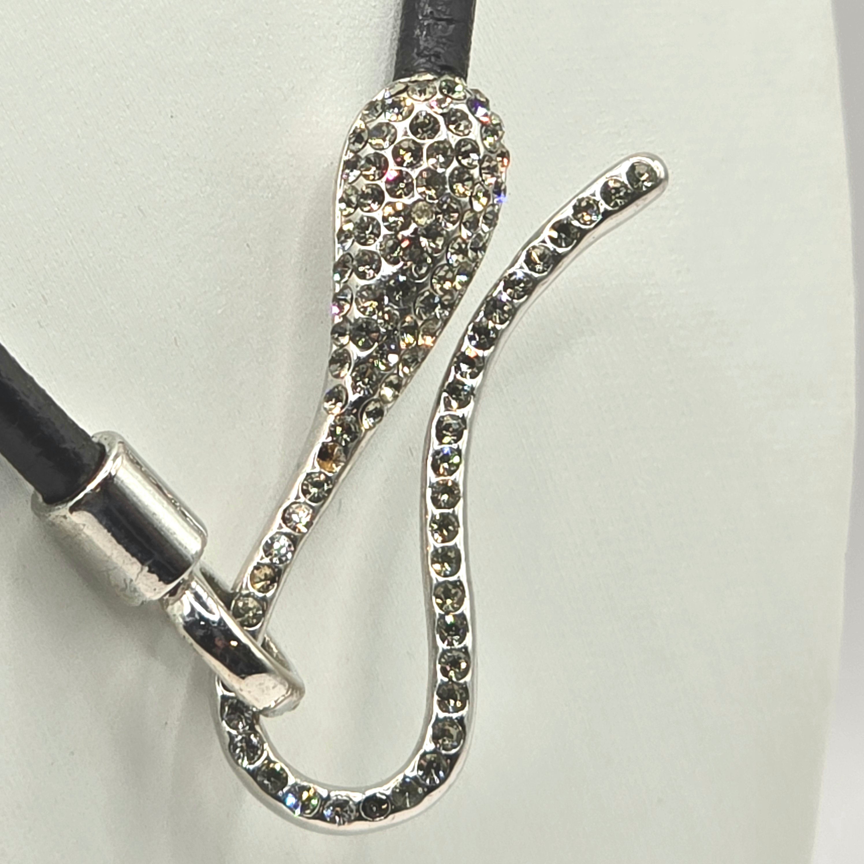 Damen Collier / Serpente Lumina / Edelstahl / Zirkonia / Schlicht + Mystisch