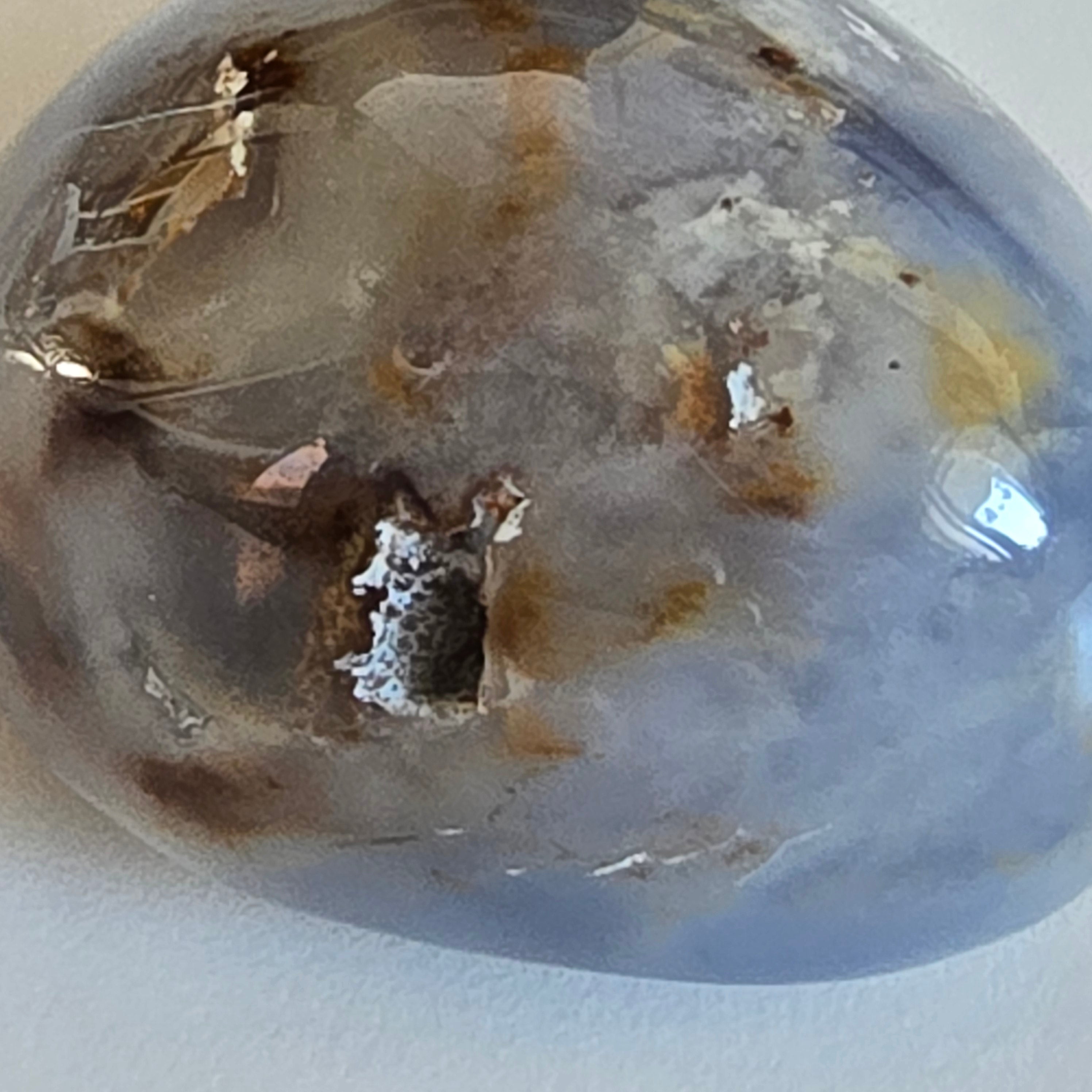 Blauer Chalcedon - Stein auf Matrix No. 2