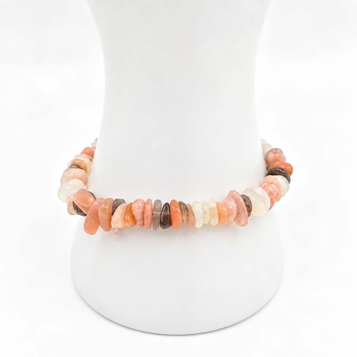 Damen Schmuck-Set / Lunaria Rosa / Metall / Mondstein / feminin · sanft