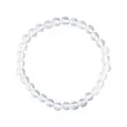 Damen Armband / Bracciale Energie / Bergkristall 6 mm Kugeln / schlicht + feminin