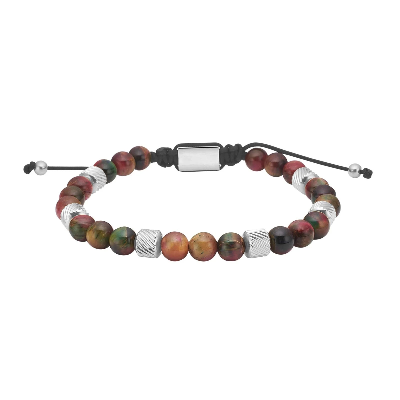 Herren Armband / Occhio del Tigre / Color mix Tigerauge / Edelstein / kraftvoll