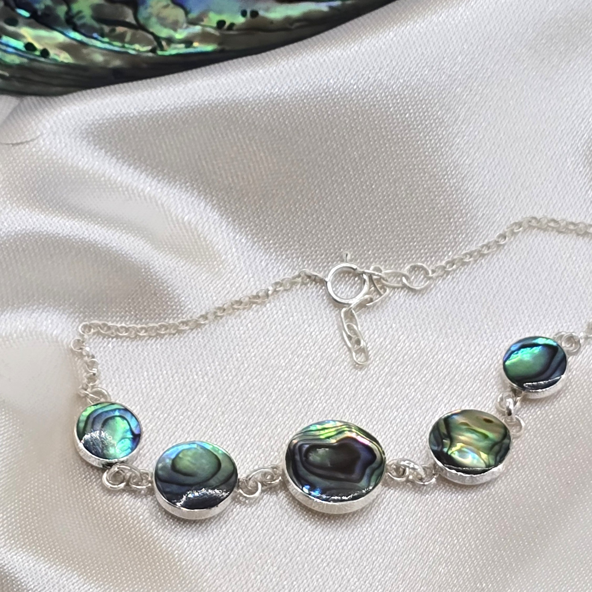 Abalone Armband für Damen Silber DAVUTA Spirit Jewellery