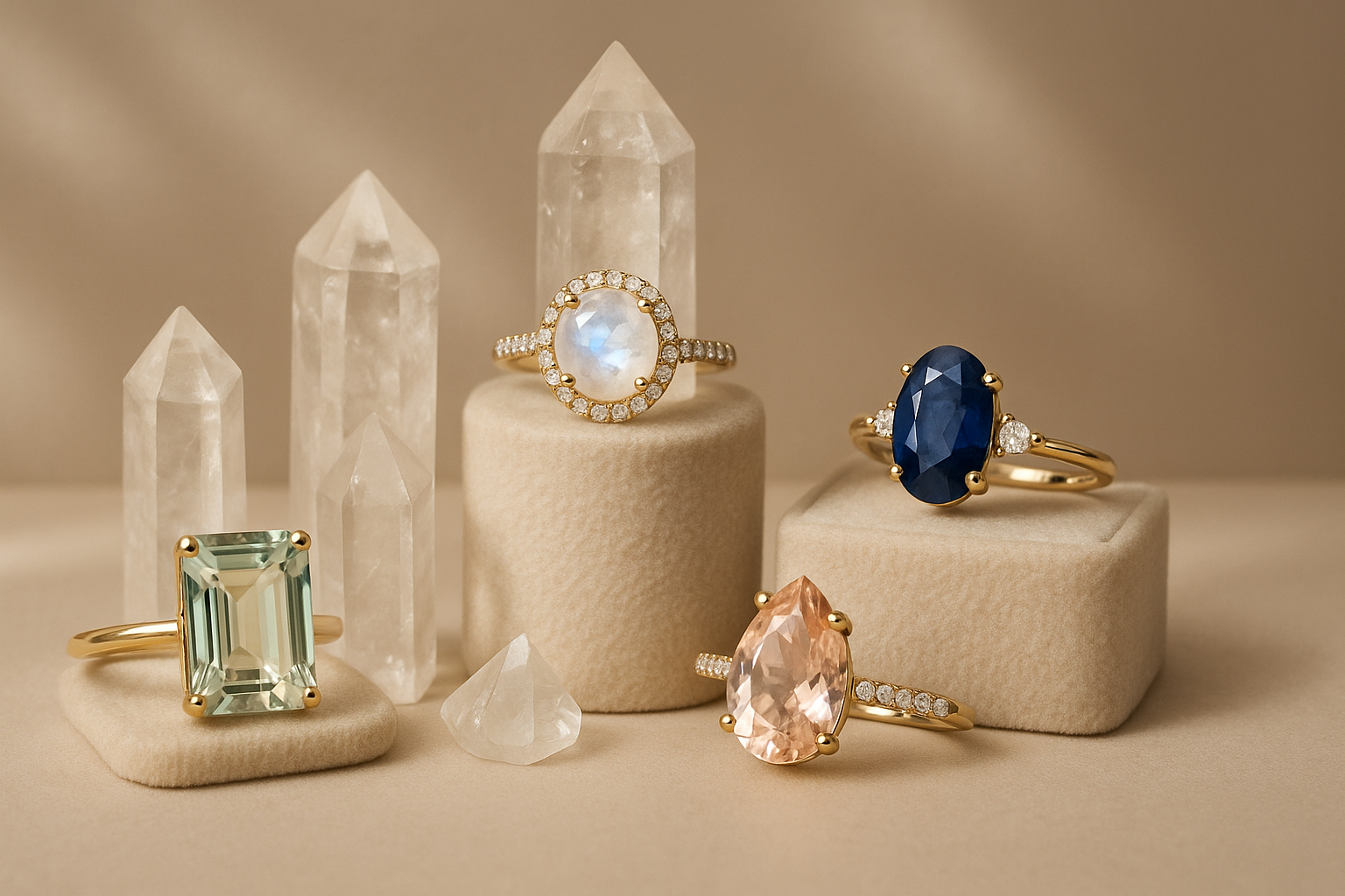 Ringe Banner Magie der Steine bei DAVUTA Spirit Jewellery