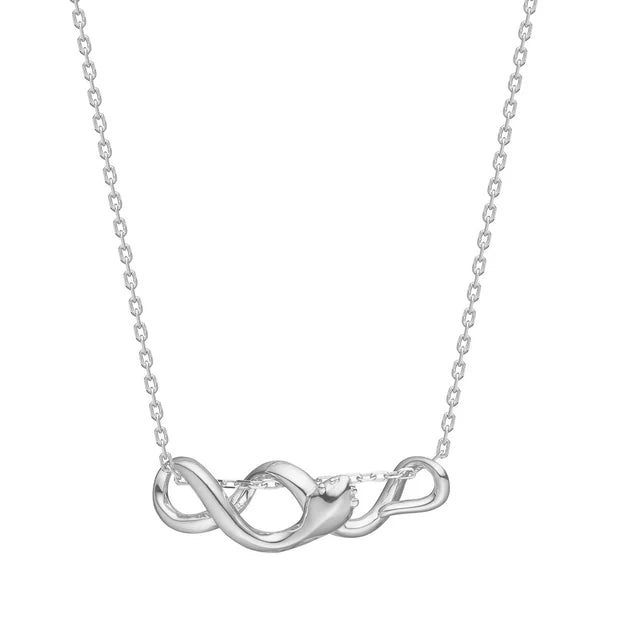 Damen Kette mit Anhänger / Serpens Argento  / 925er Silber / edel + feminin