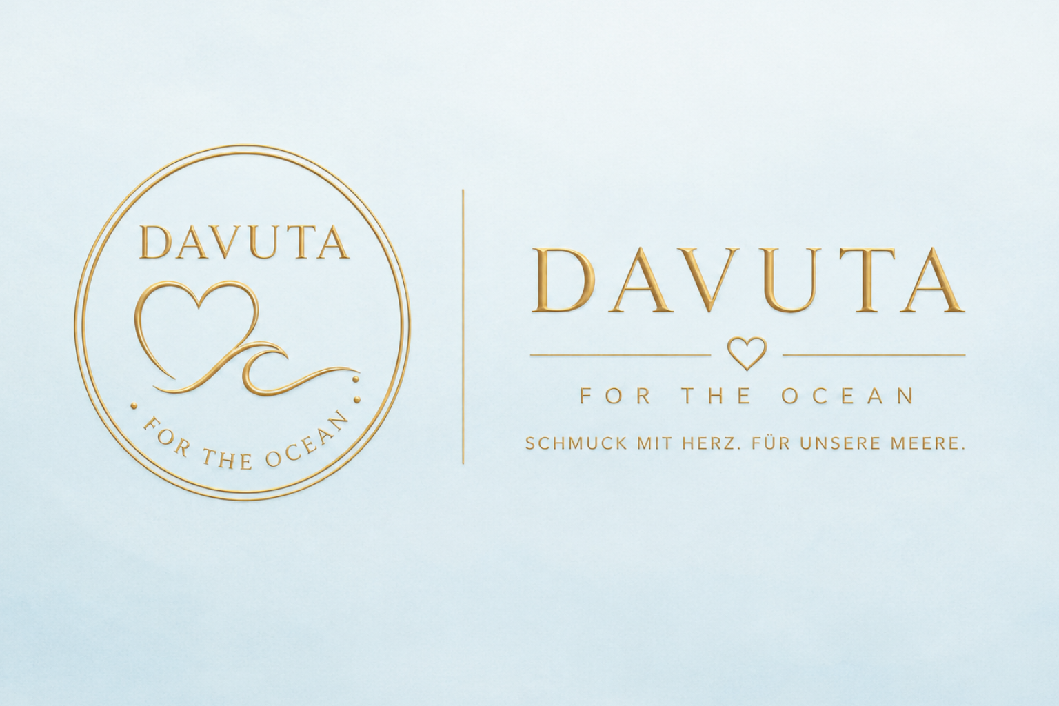 DAVUA for the Ocean Schmuck für unsere Meere ... Logo