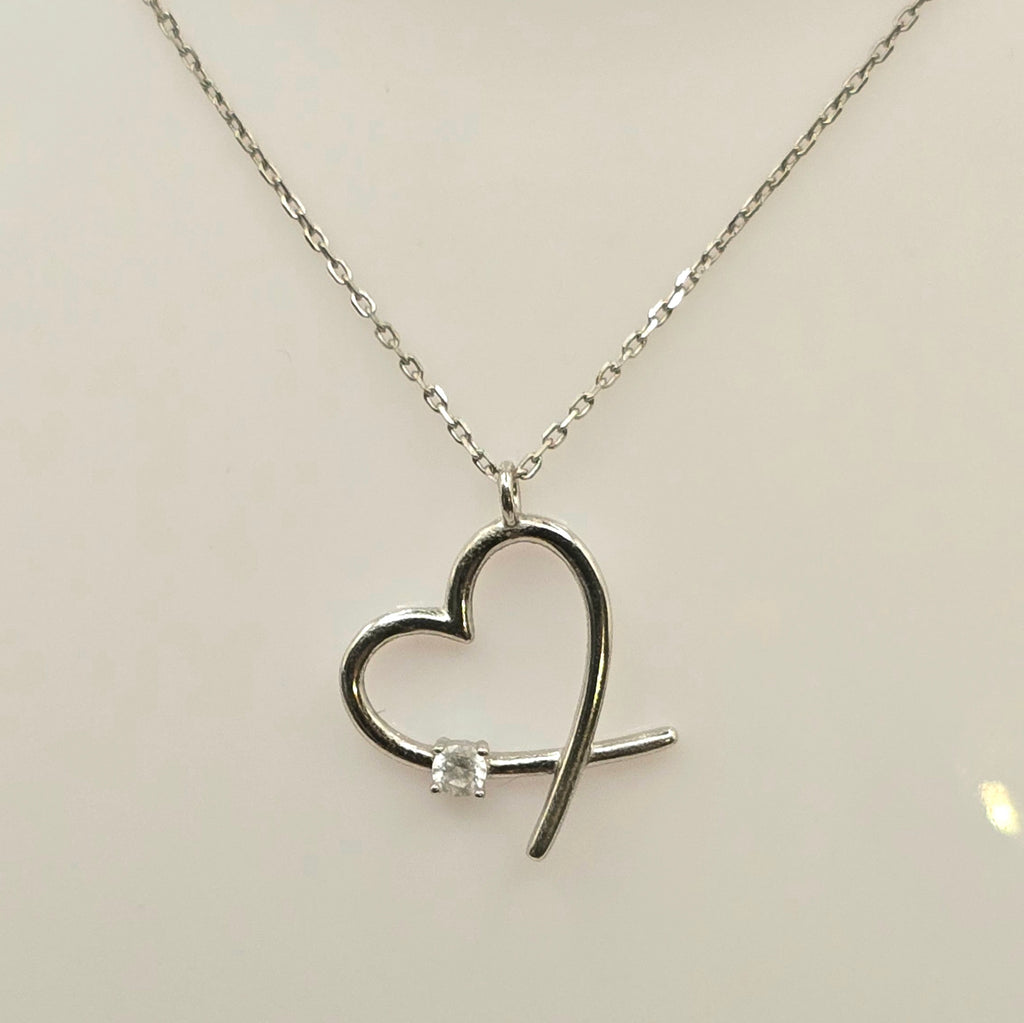 Damen Kette mit Anhänger - DAVUTA-Herz