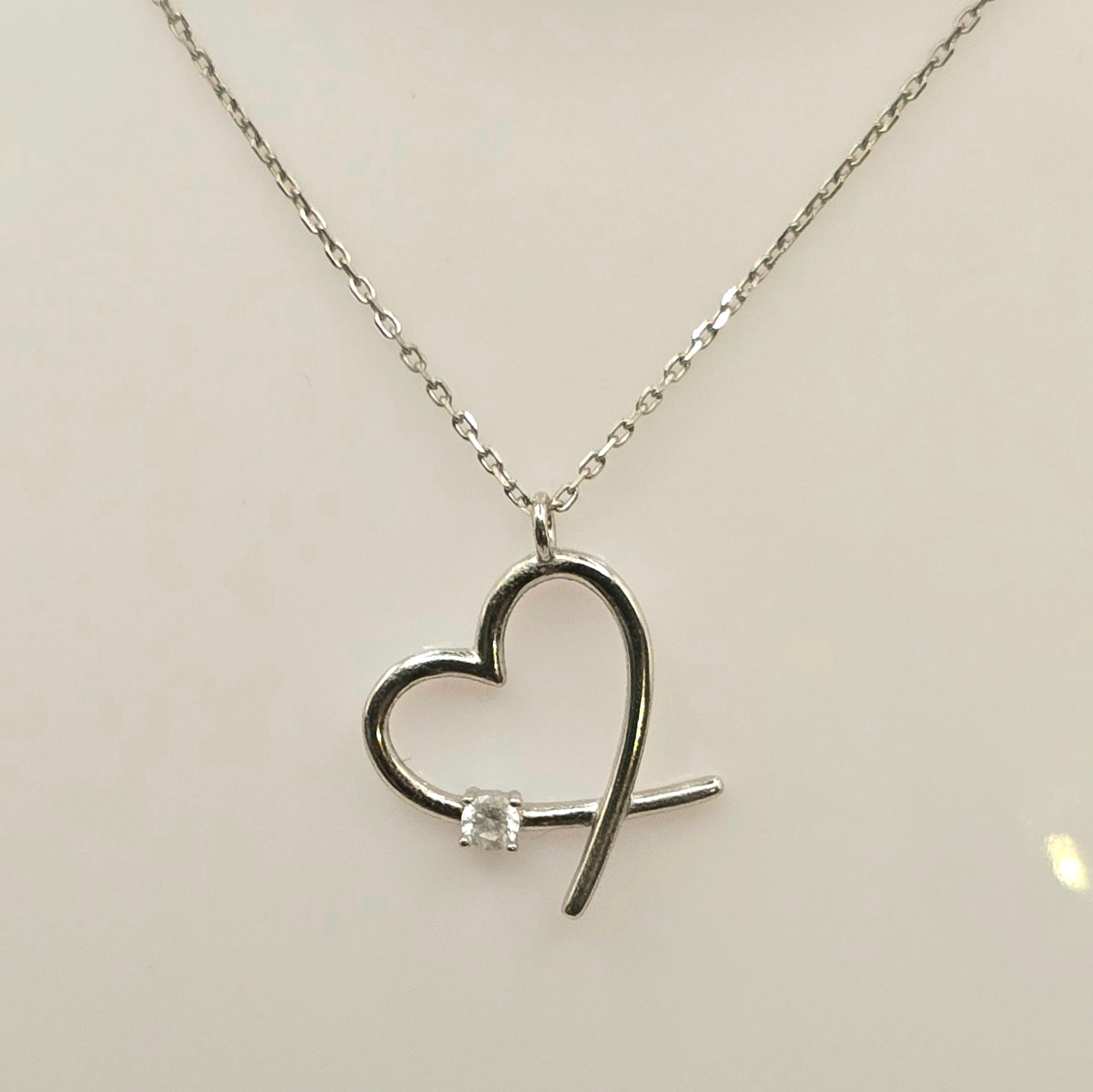 Damen Kette mit Anhänger - DAVUTA-Herz