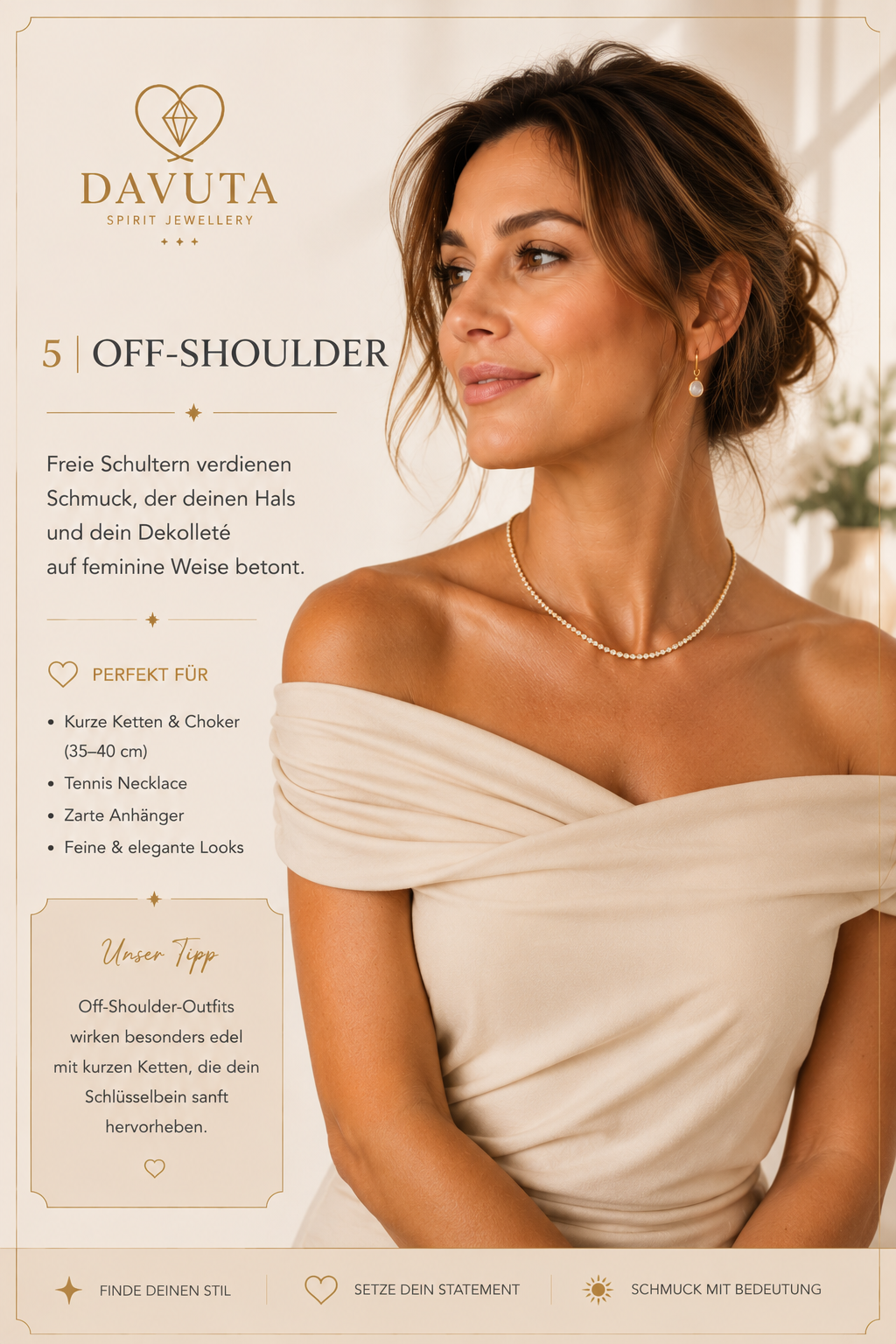 DAVUTA Off-Shoulder Bild 5 Kette