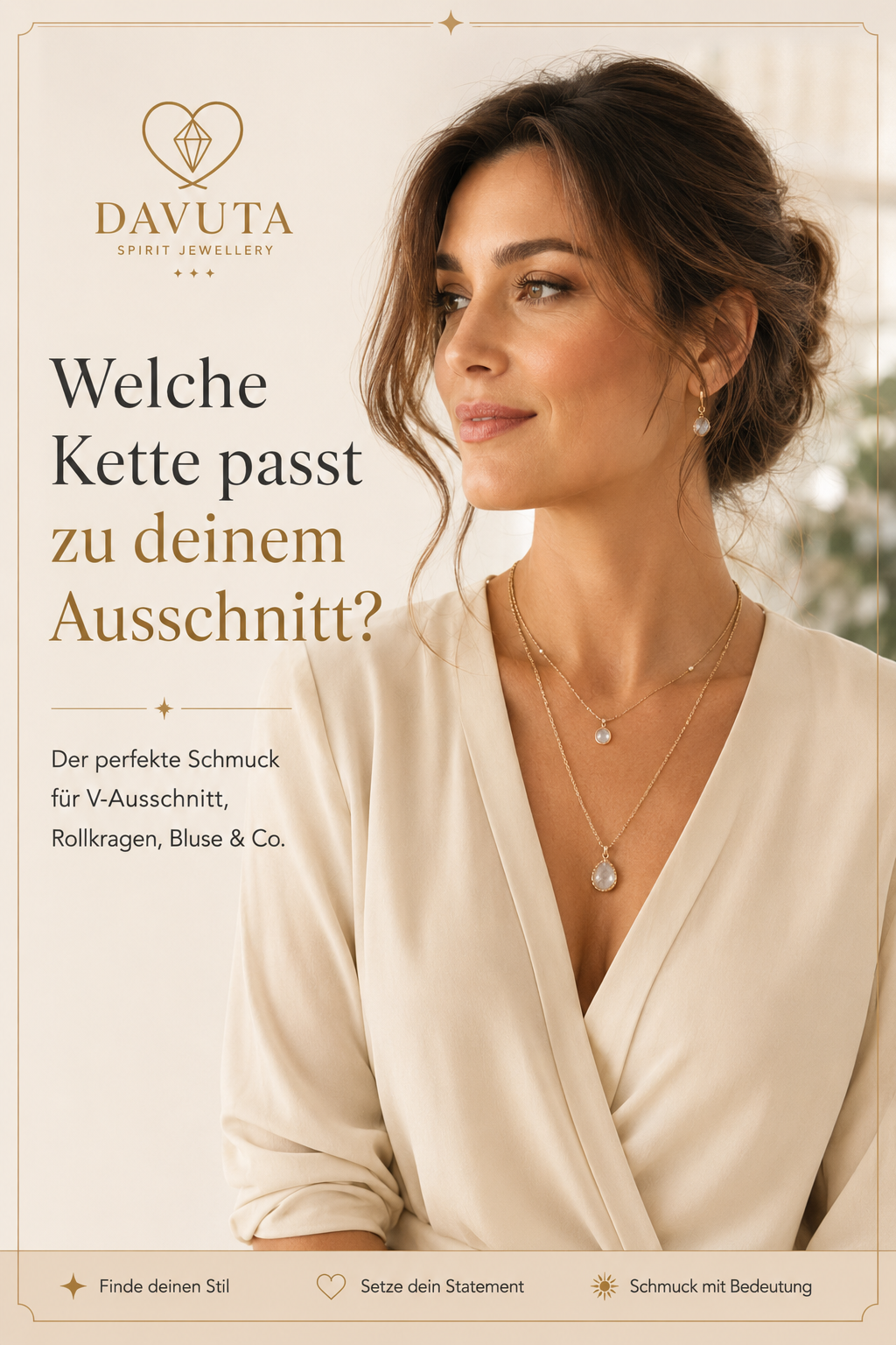 DAVUTA Welche Kette passt zu deinem Ausschnitt? Bild 1