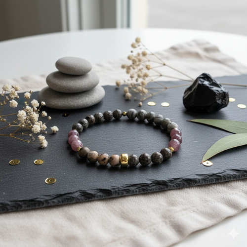 Damen Armband Edelstein jaspis Heide Heinzendorff by DAVUTA