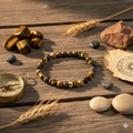 Damen Armband Edelstein Tigerauge Heide Heinzendorff by DAVUTA