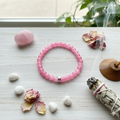 Damen Armband Eldelstein rosa Schwammquarz Heide Heinzendorff by DAVUTA