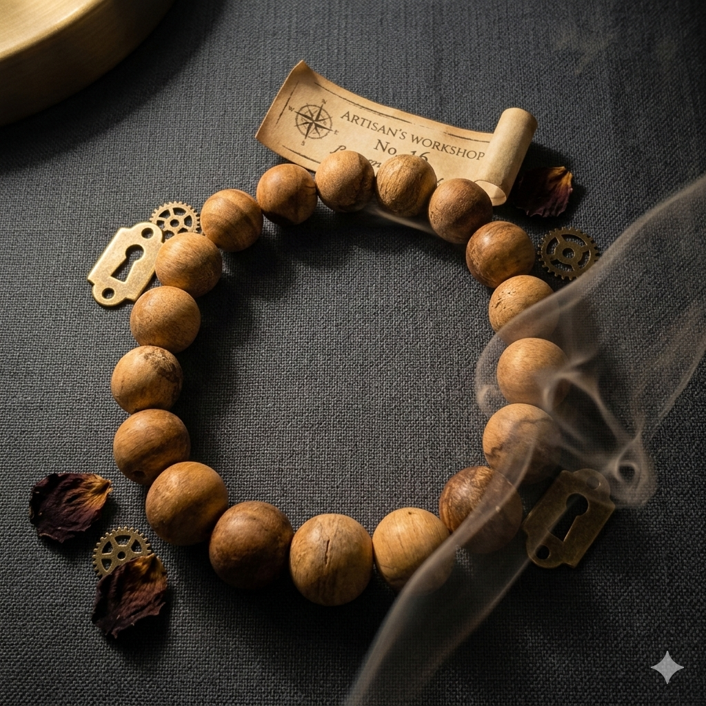 Damen Armband Palo Santo Kugeln by DAVUTA