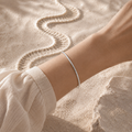 Damen Armband Schlangenkette Silber y DAVUTA