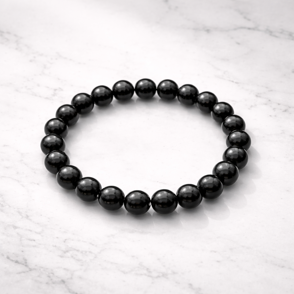 Damen Armband Turmalin 10 mm Kugeln by DAVUTA