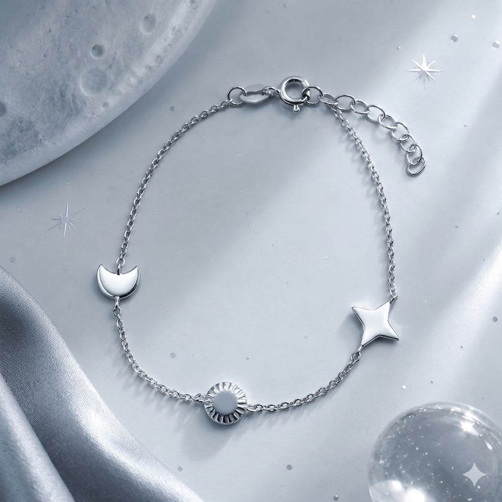 Damen Armband Universo ailber liegend by DAVUTA