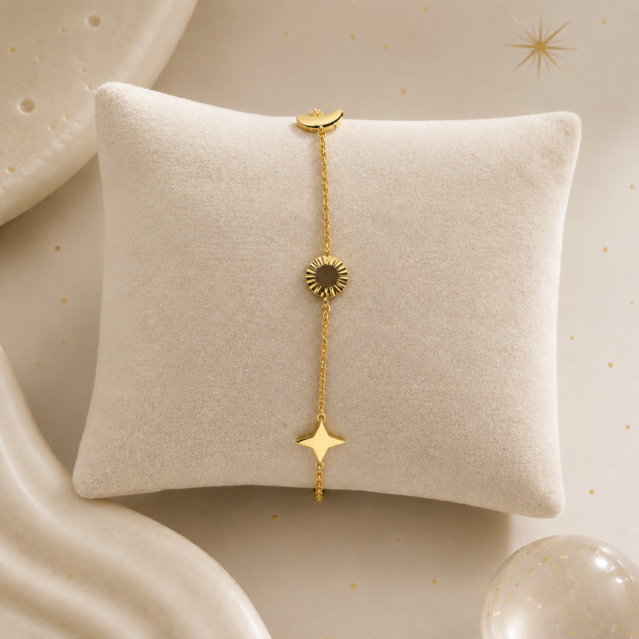 Damen Armband Universo gold by DAVUTA