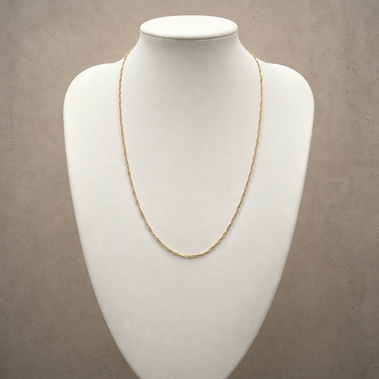 Damen Halskette Singapur 9 K Gold by DAVUTA