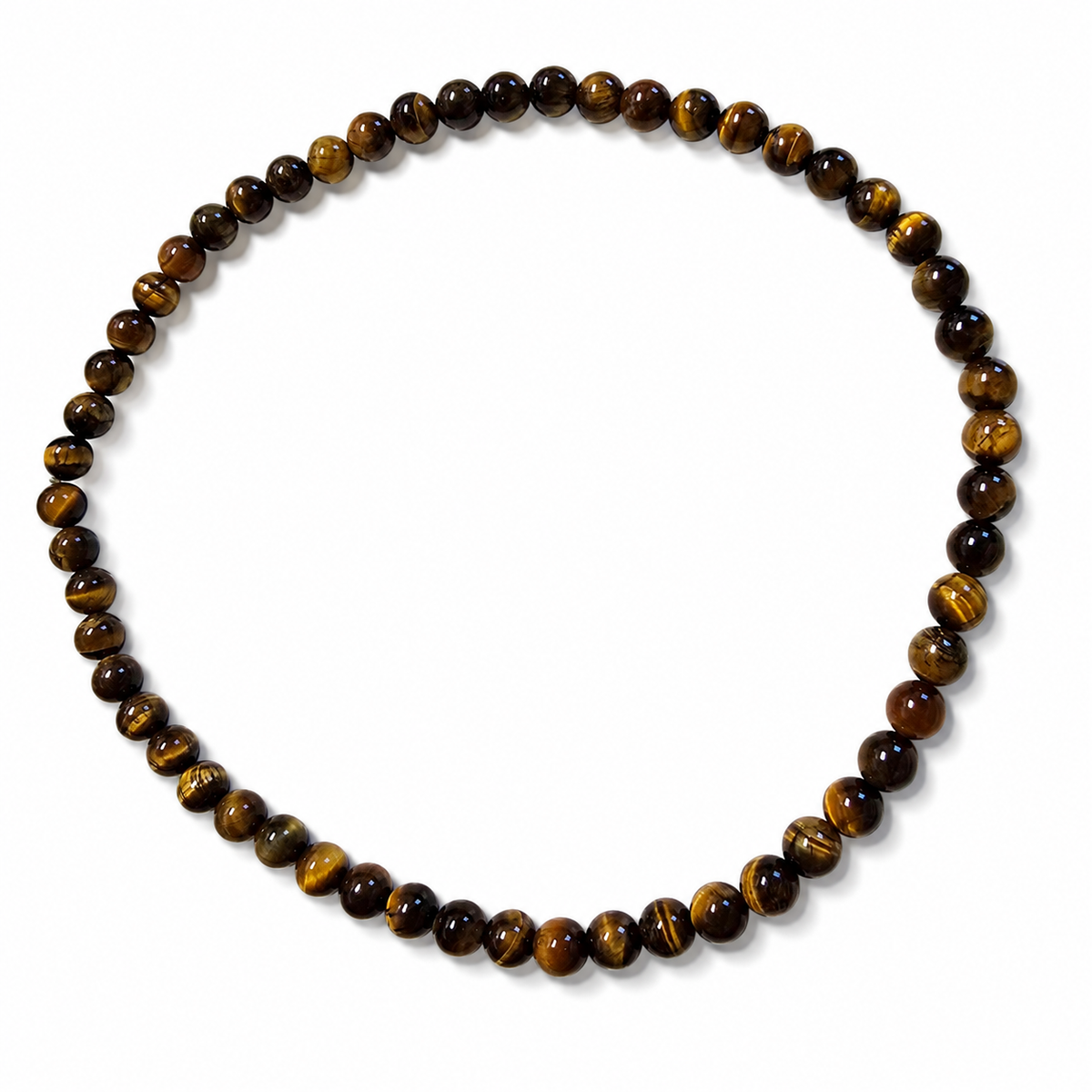 Damen Kette Collier Tigerauge clean