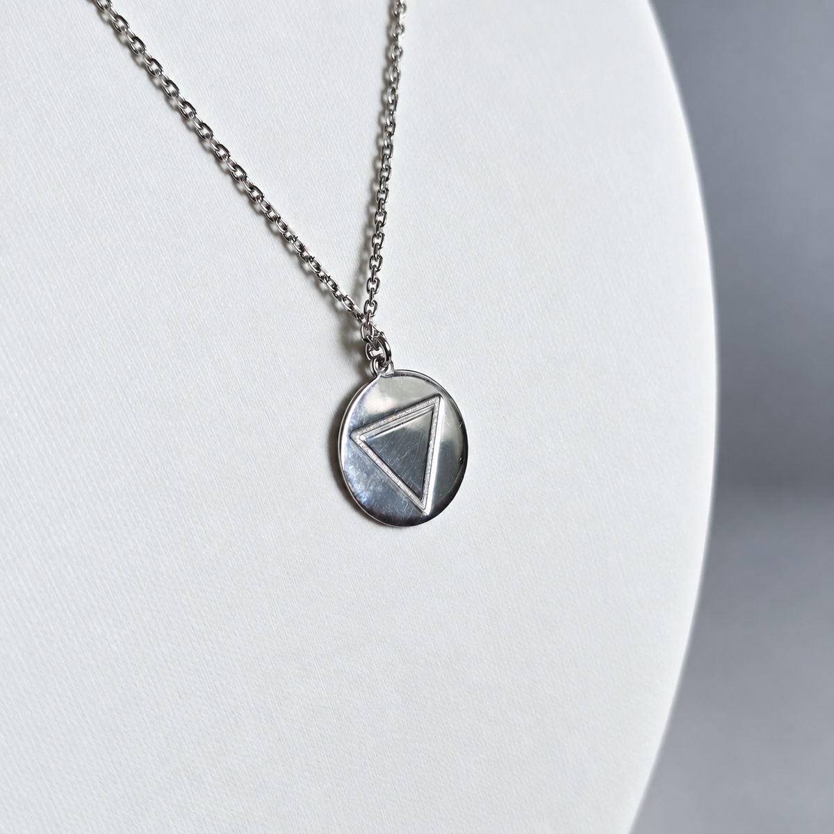 Damen Kette Silber Element Wasser DAVUTA Rückseite
