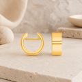 Damen Systemohrring Creole Heinzendorff gold by DAVUTA