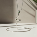 Damen Kette Schlange mit Abalone 925er Sterlingsilber DAVUTA