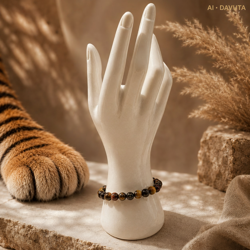 Damen oder Herrenarmband Tigerauge