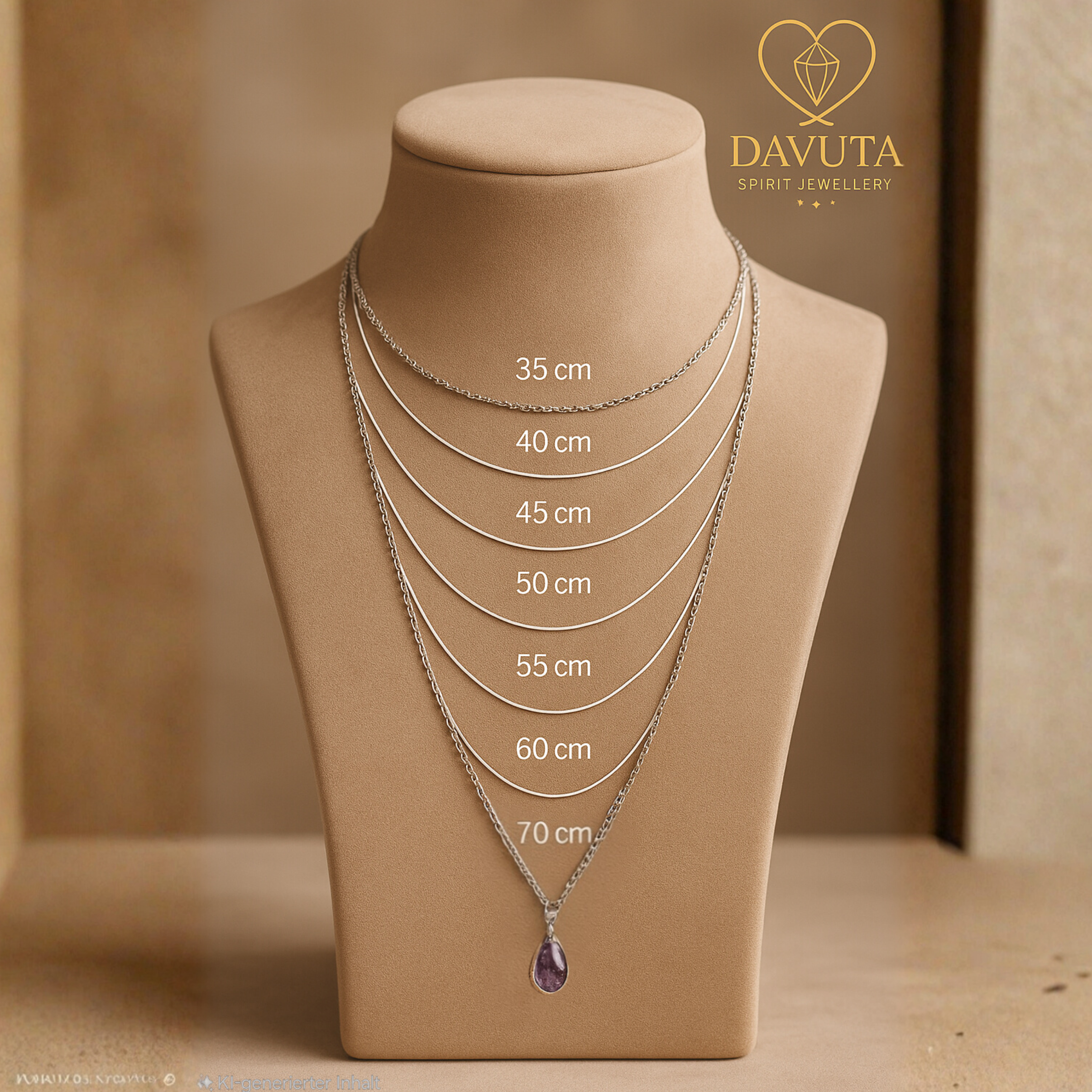 Kettengröße, Bestimmung