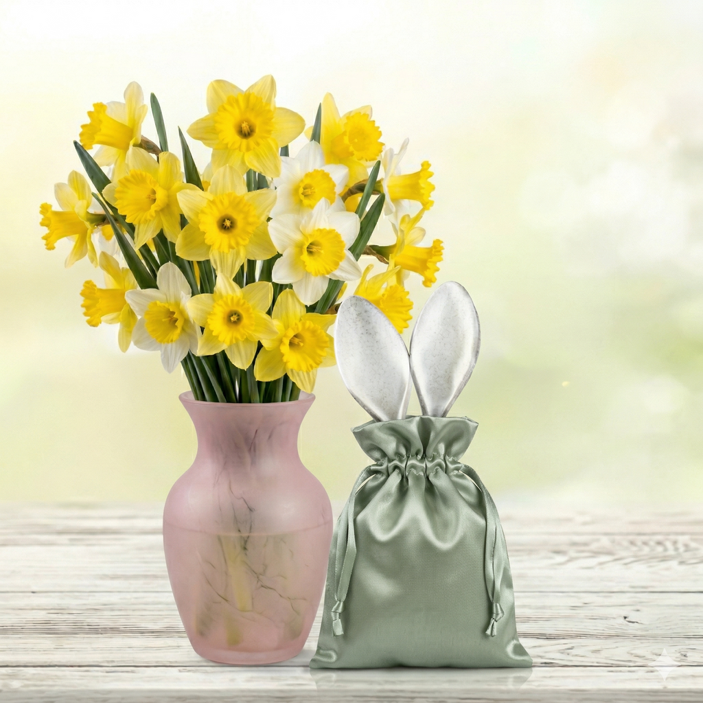 Aventurin Oster-Set - Edelstein Hase & Ei