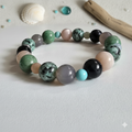 DAVUTA Spirit Armband Naturstein Heide Heinzendorff Tigerauge Sonnenstein Jaspis
