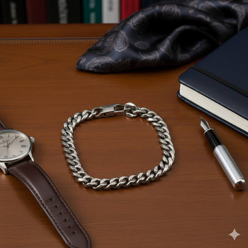 Herren Armband Edelstahl poliert SonofNoa by DAVUTA