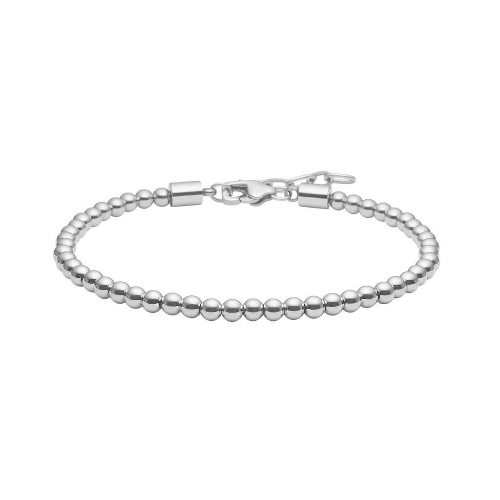 Herren Armband / Bracciale Uomo Milano / Edelstahl Silber / Schlicht und Stark