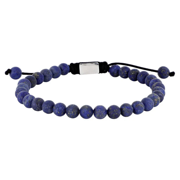 Herren Armband / Blu Profondo / Lapislazuli / Edelstein / Ruhig - zeitlos