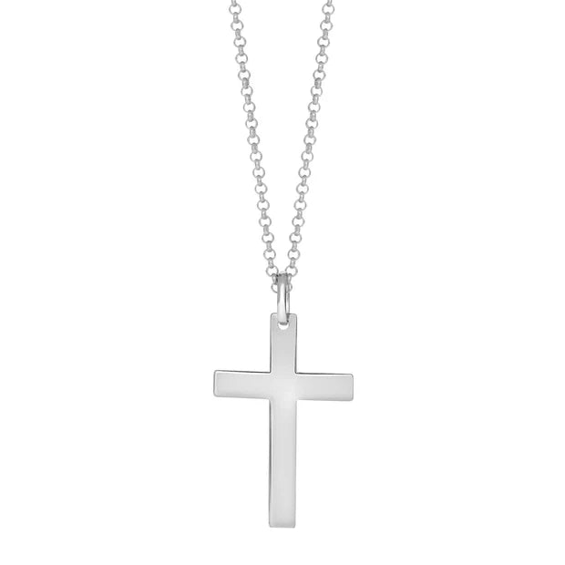 Herren Halskette / Croce Essenziale / 925 Silber / Kreuz