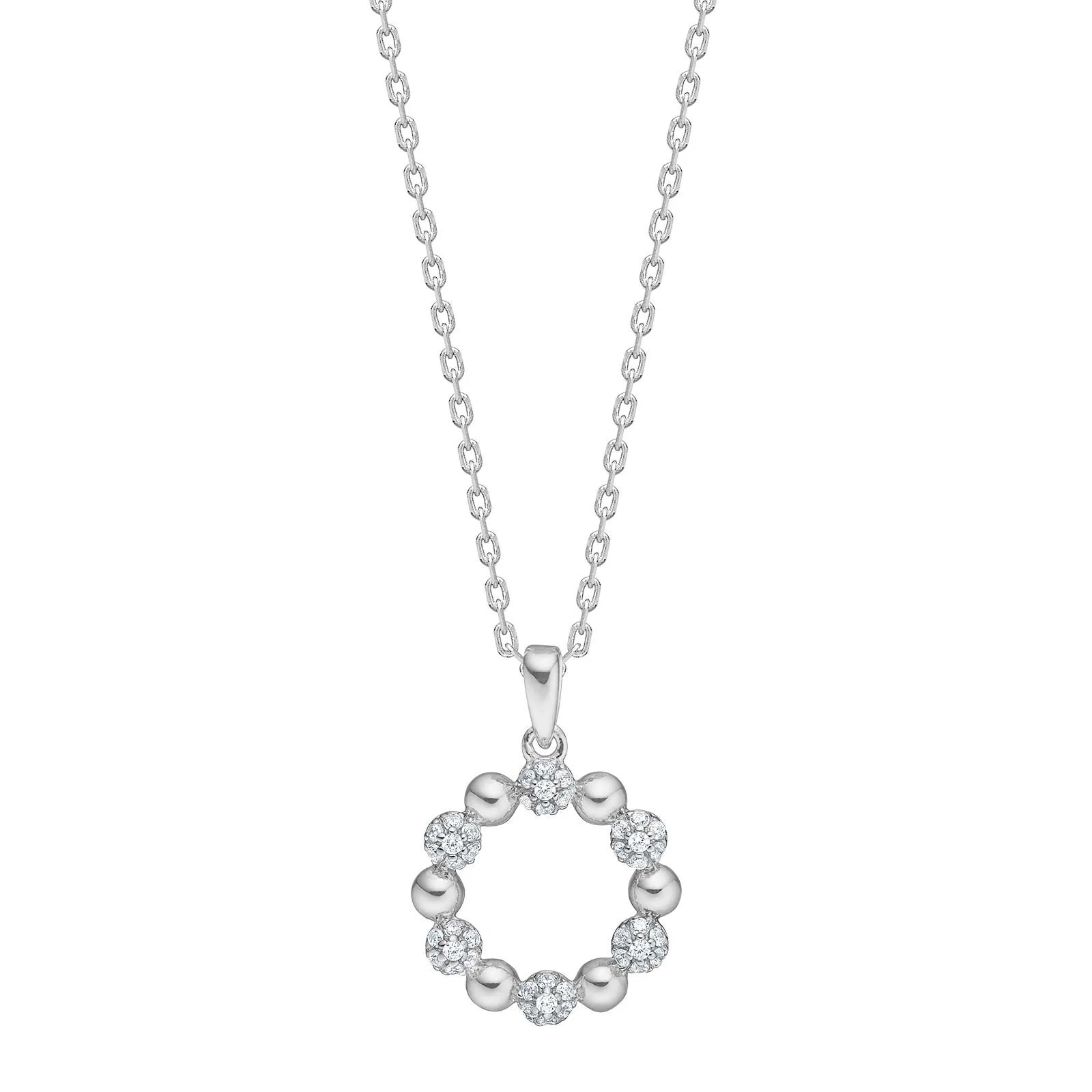 Damen Schmuck-Set / Cerchio di Luce  / 925er Silber / Zirkonia / Serie Pennynor