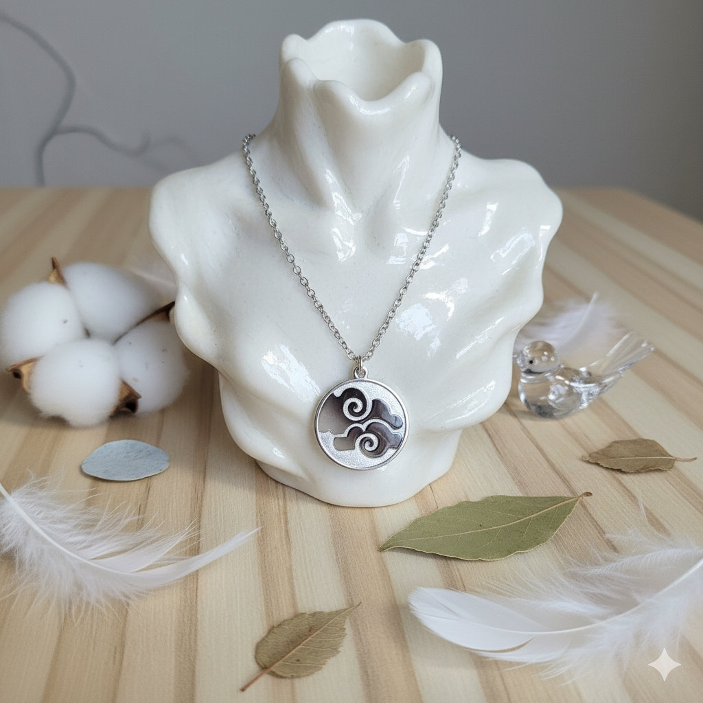 Kette mit Anhänger Element Luft