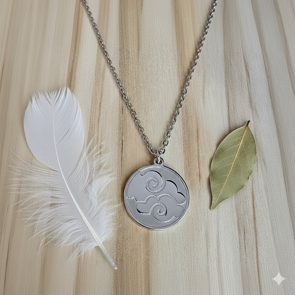 Kette mit Anhänger Element Luft