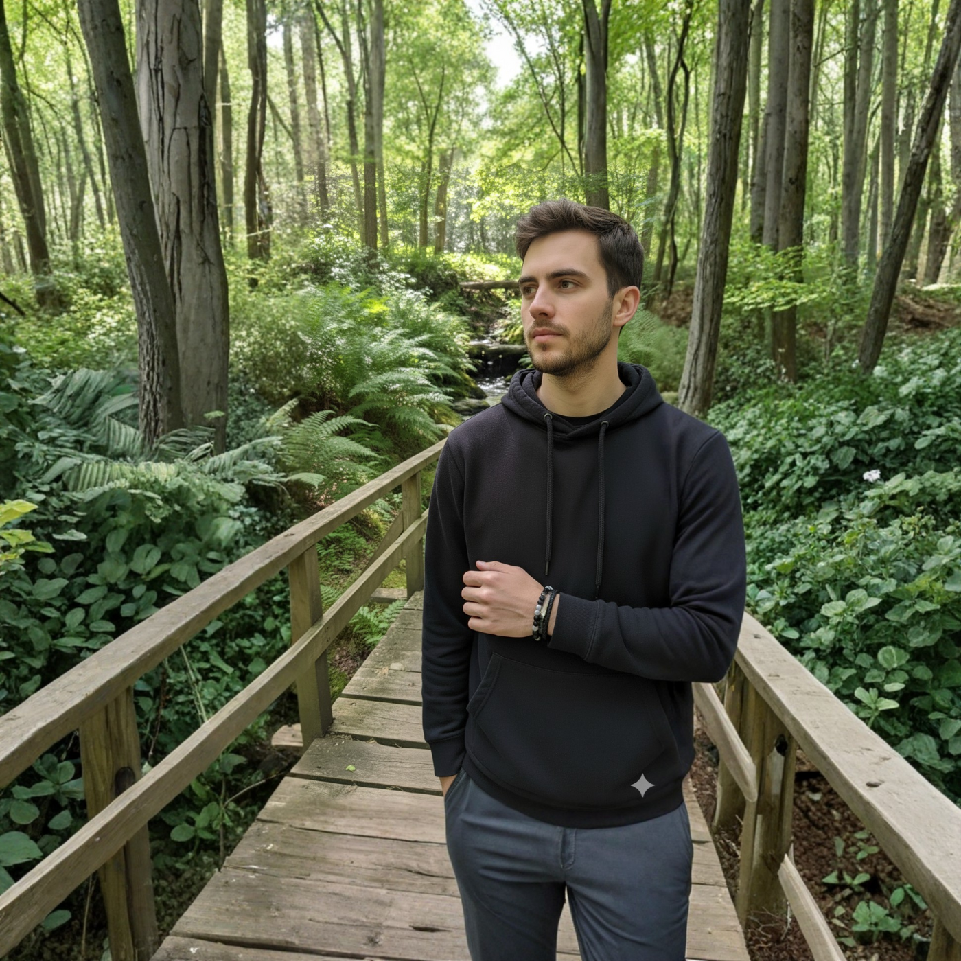 Herren Armband Mystic Black