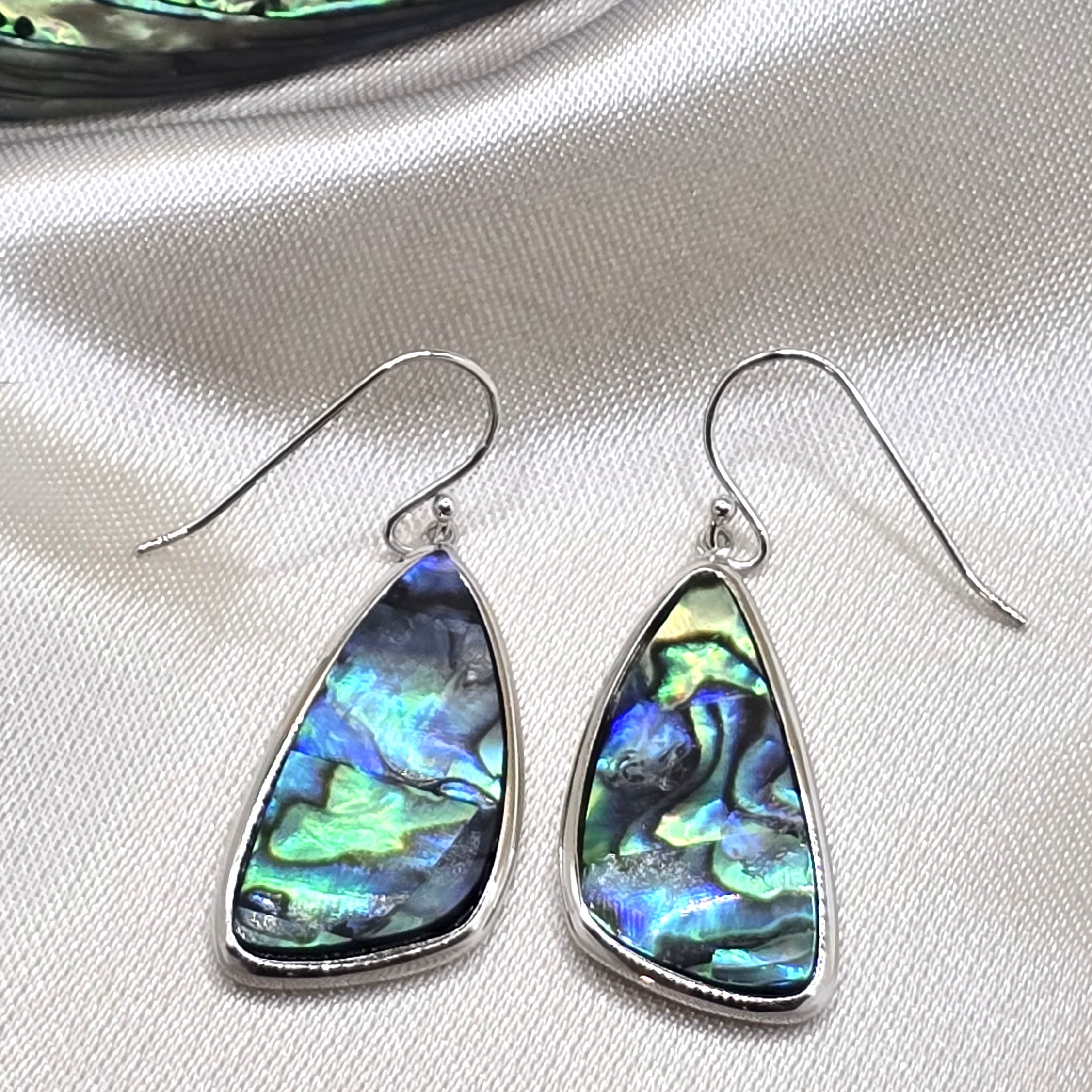 Ohrringe mit Abalone in silber DAVUTA