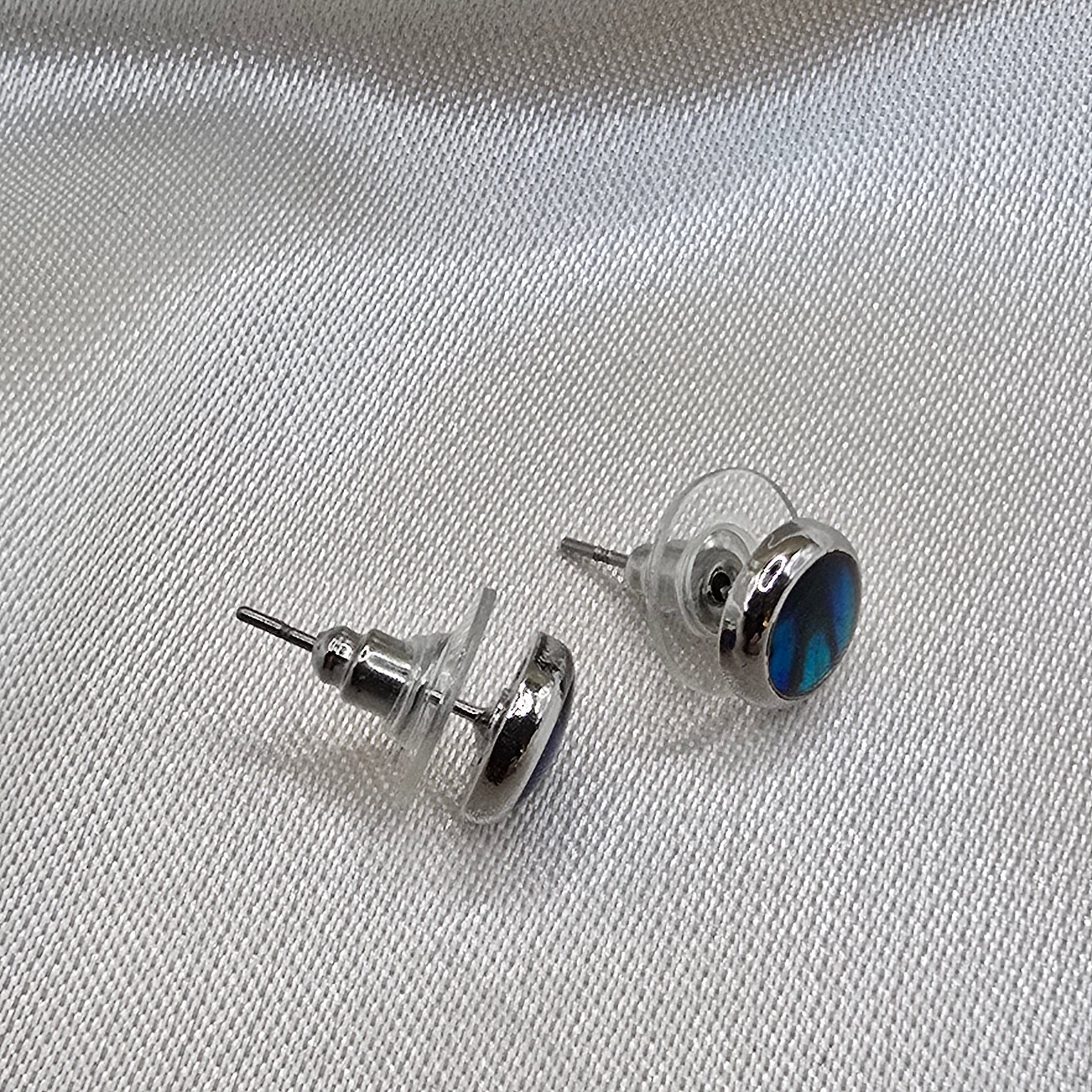 Ohrstecker Damen mit Abalone rund