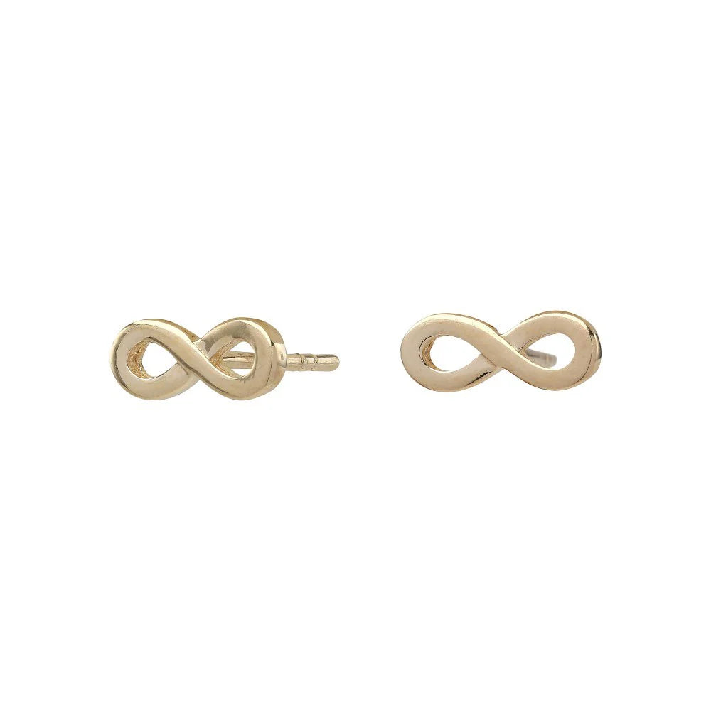 Damen Ohrring / Infinito d'Oro / 8 K (333) Gold / schlicht + elegant