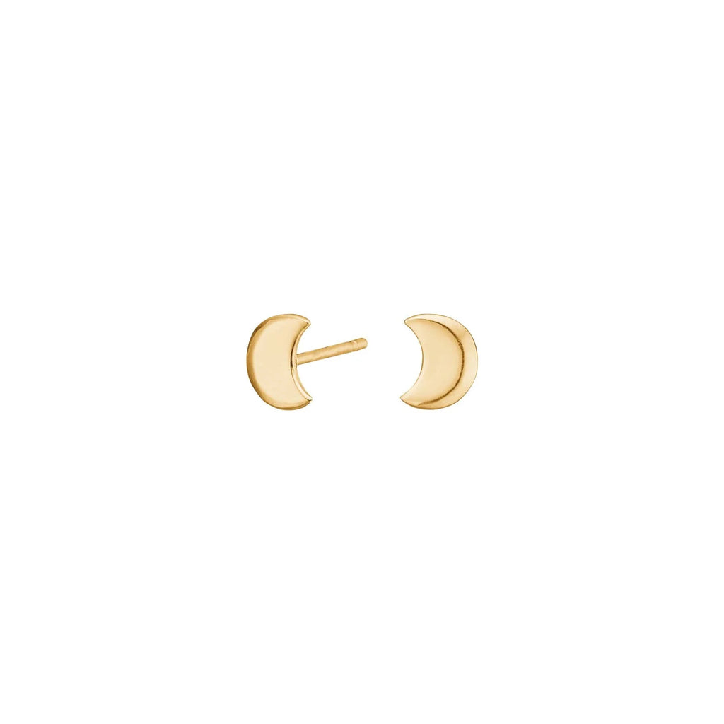 Damen Ohrringe / Universo Luna / 925er Silber / Vergoldet 18 K / Mond