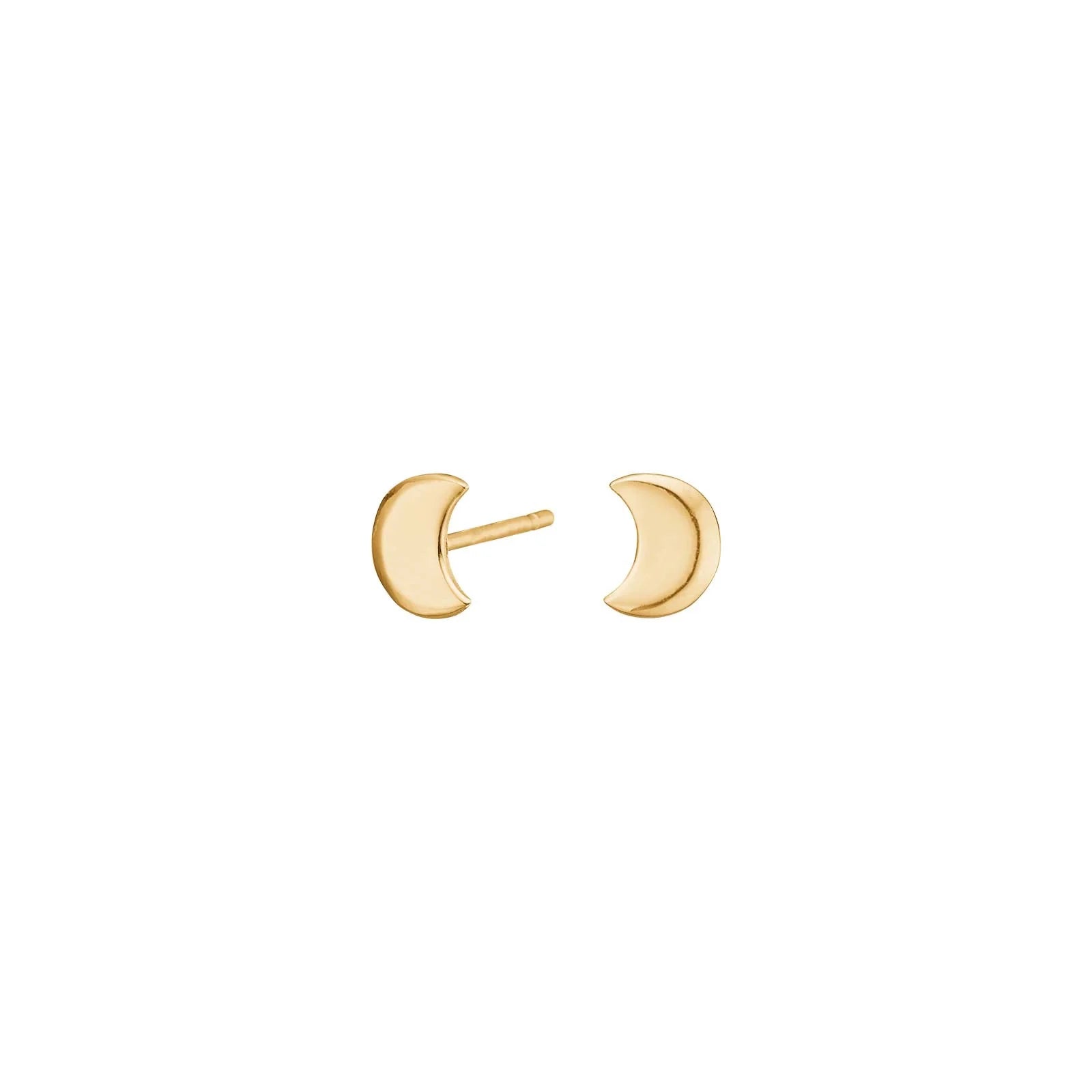 Damen Ohrringe / Universo Luna / 925er Silber / Vergoldet 18 K / Mond