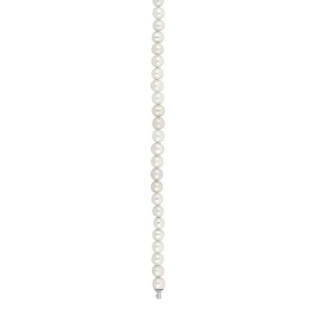Damen Collier / Perla Prima / 925er Silber / Süßwasserperle + Zirkonia / Edel + feminin