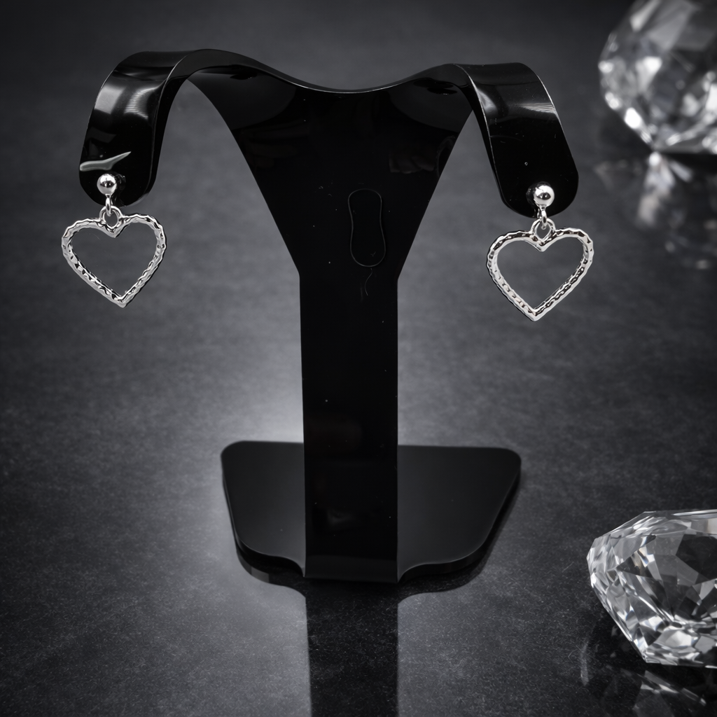 Damen Schmuck-Set Herz / Cuore Martellato No. 2 / 925er Silber / schlicht und schön