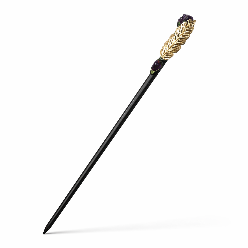 Zauberstab/Ritualstab Amethyst Feder No. 2