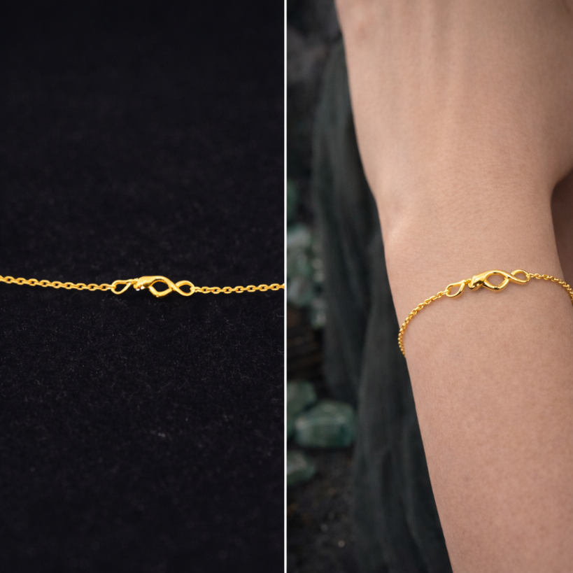 Damen Armband / Bracciale Serpens Aurea  / 925er Silber vergoldet / edel + mystisch