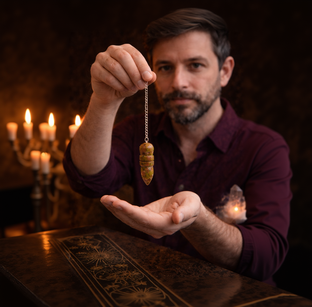 Ägyptisches Pendel Unakit mit Mann by DAVUTA